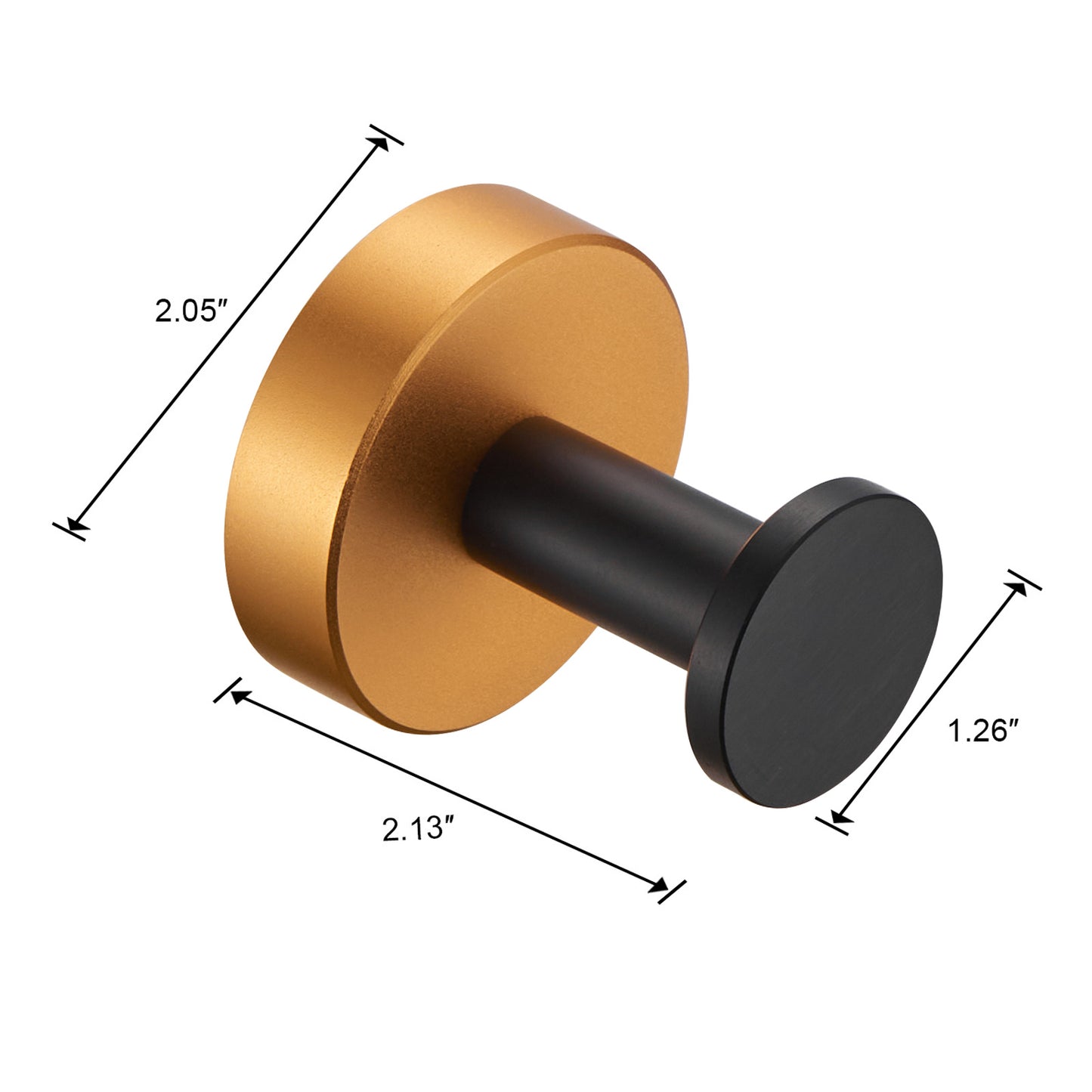 Round Base Wall Hanging Coat Hook - Towel Hook