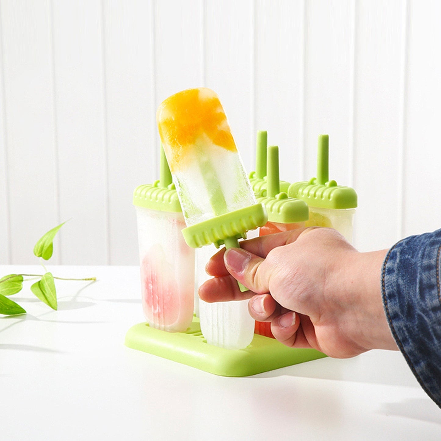 Popsicle Molds - Reusable Ice Cream DIY Ice Pop Maker