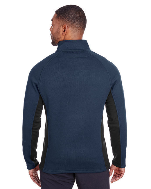 Men's Constant Half-Zip Sweater - BLACK HTHR/ BLK - S