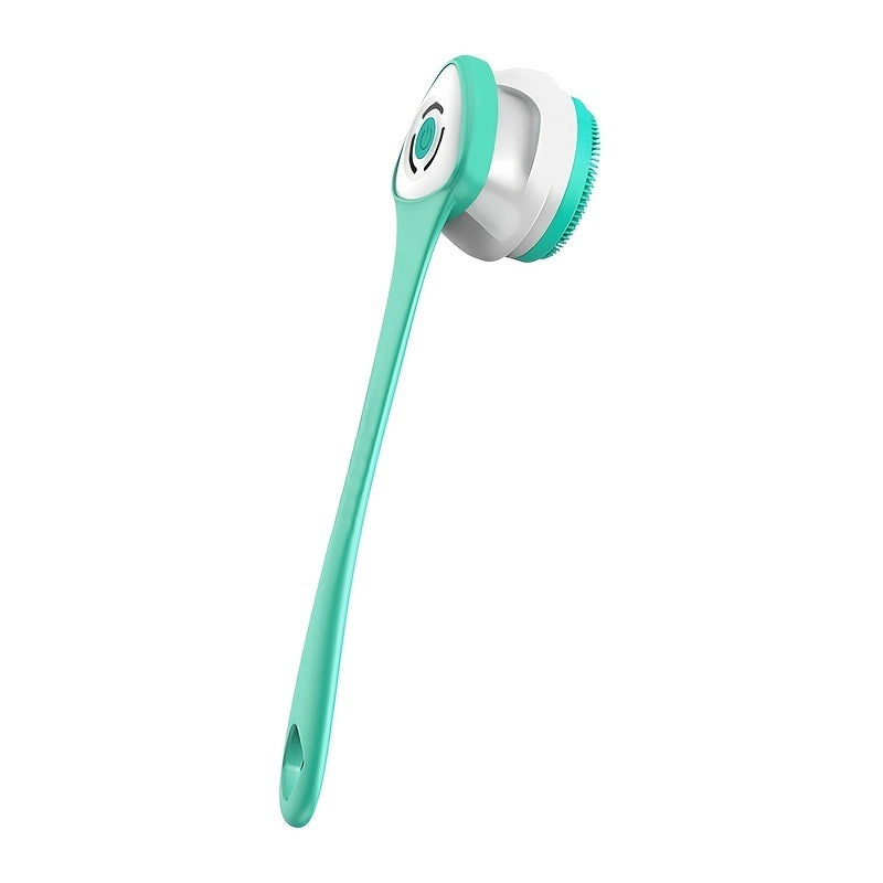 Multifunctional Electric Bath Brush with Long Handle for Exfoliating and Cleansing