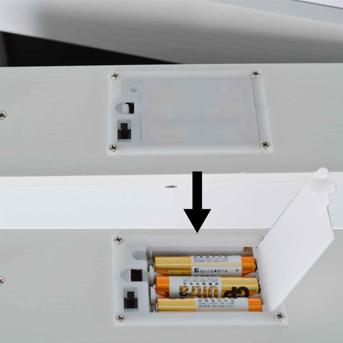 Full Mirror Jewelry Storage Cabinet - Can Be Hung on Door or Wall