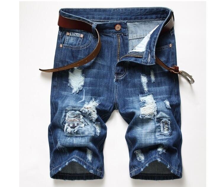Men's Slim Fit Denim Shorts