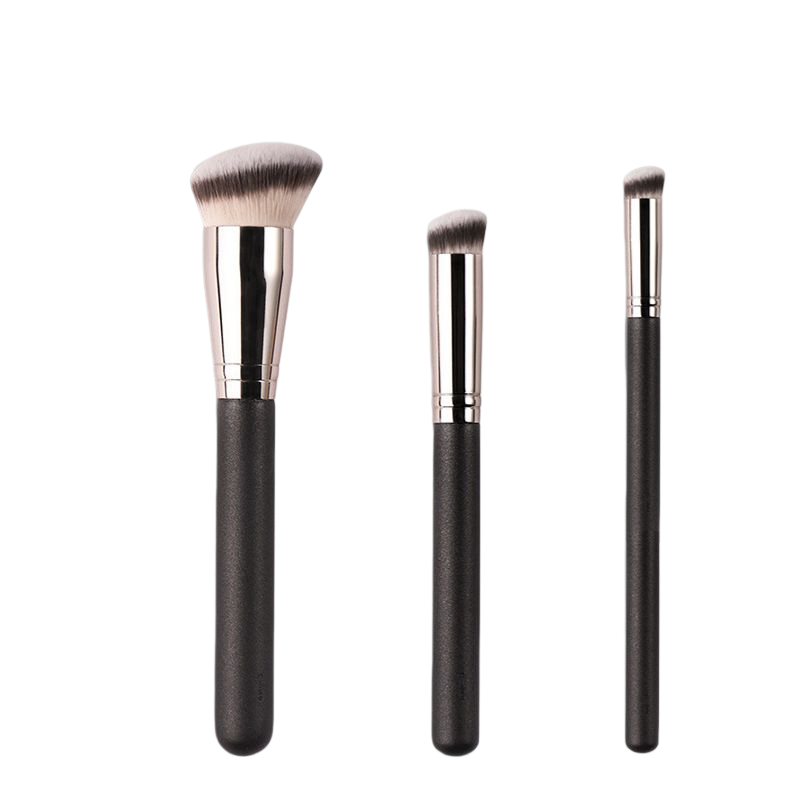 Foundation Makeup Brushes - 3 piece set