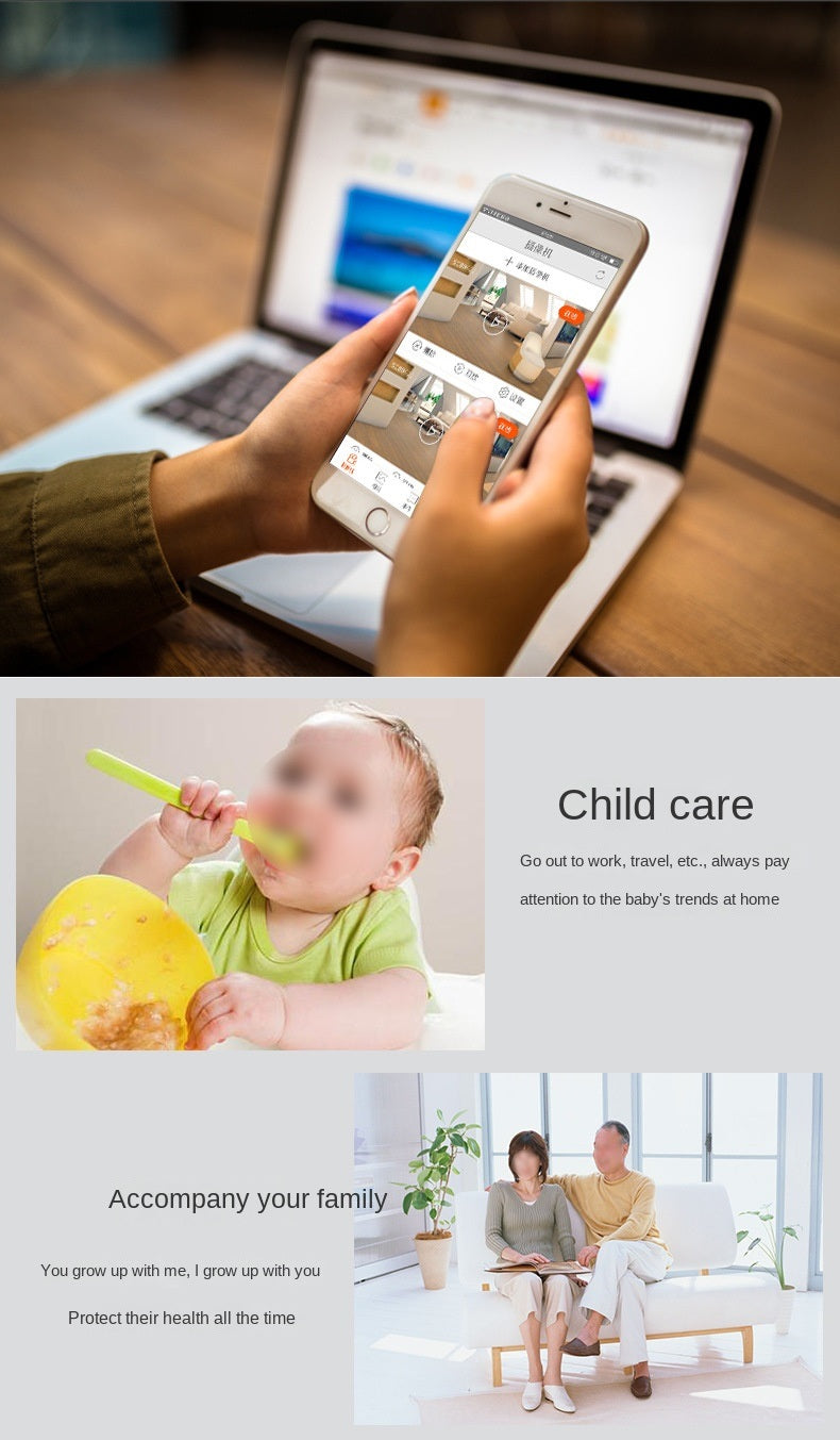 Pet Camera-360 Degree Home Camera with App; Night Vision; 2-Way Audio; pet camera