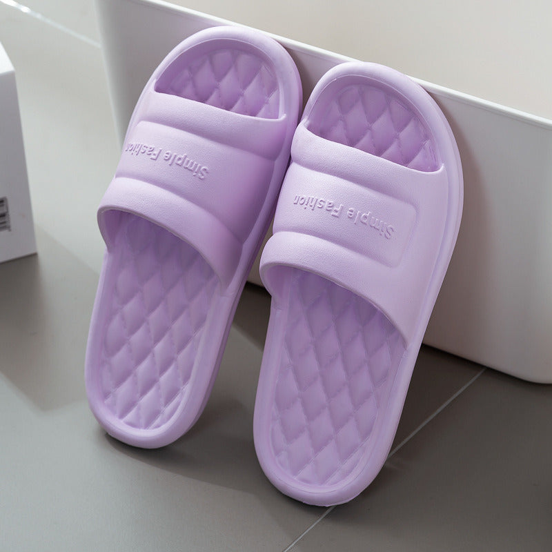 Home Slippers Women Summer Non-slip Floor Flip Flops Indoor Family Unisex Ladies Men Bathroom Slippers Bath Hotel Sandals Shoes