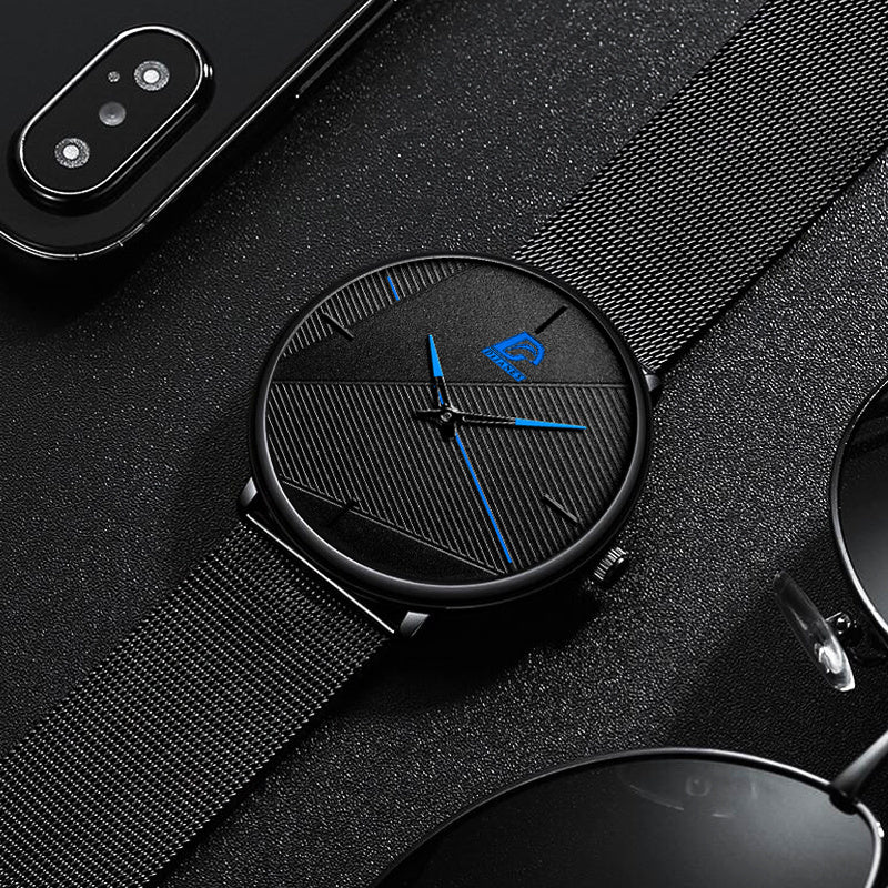 Minimalist Men's Business Wristwatch