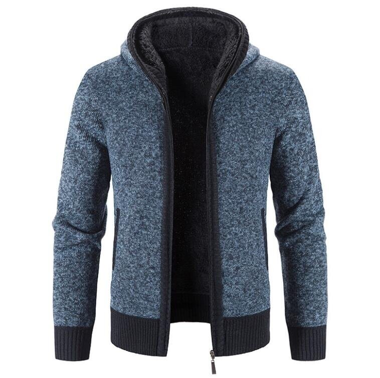 Men's Full Zip Knit Cardigan Sweaters with Pockets