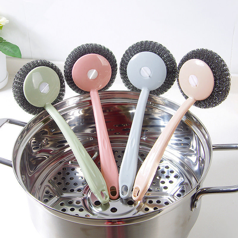 Stainless Steel Wire Ball Dishwashing Brush