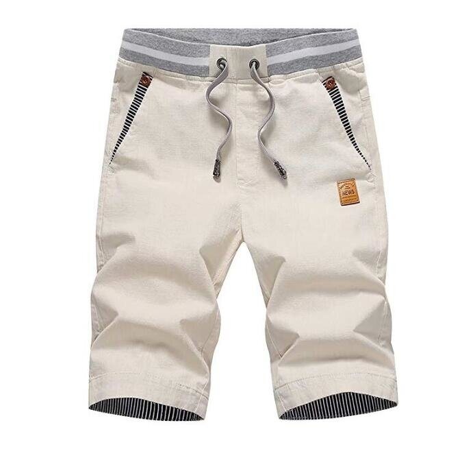 Men's Shorts Casual Classic Fit Drawstring Summer Beach Shorts