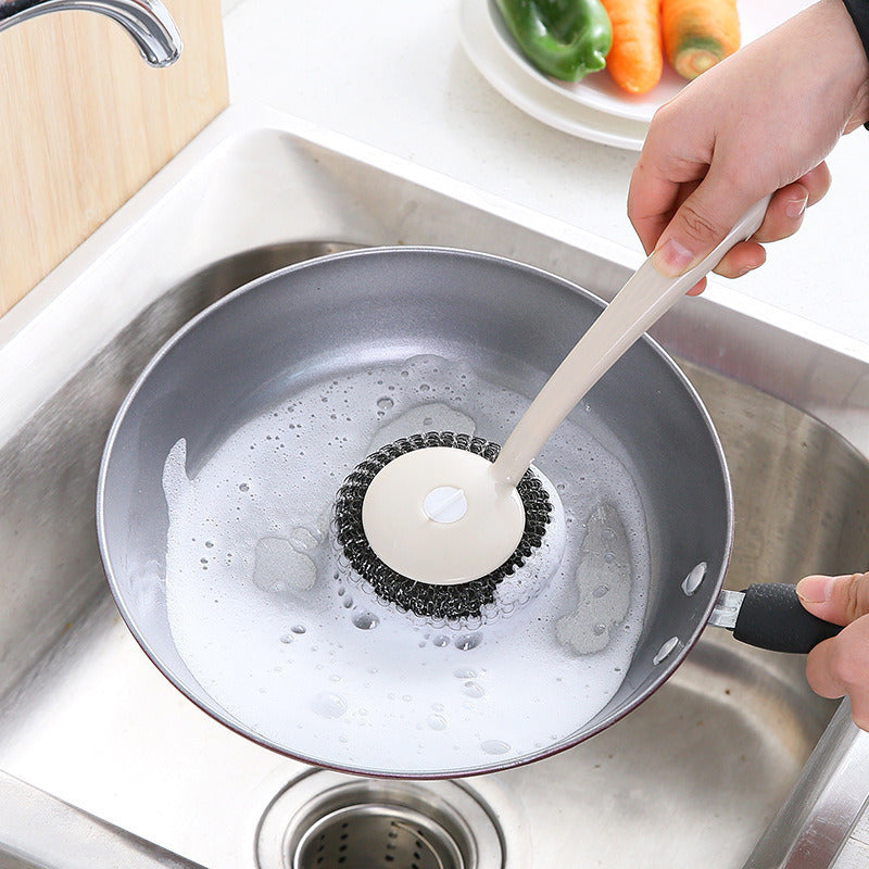 Stainless Steel Wire Ball Dishwashing Brush