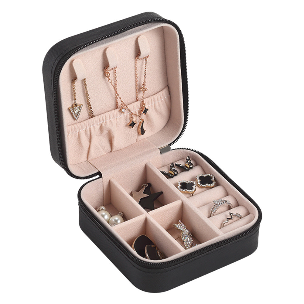 Portable Jewelry Storage Box - Leather Case