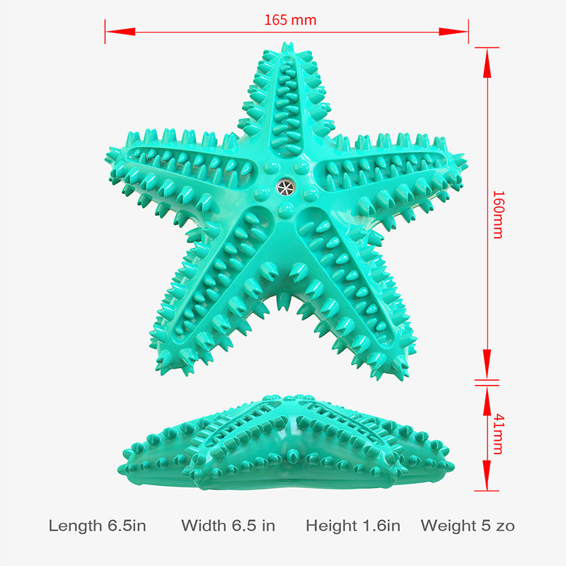Sea Star Shaped Dog Toothbrush