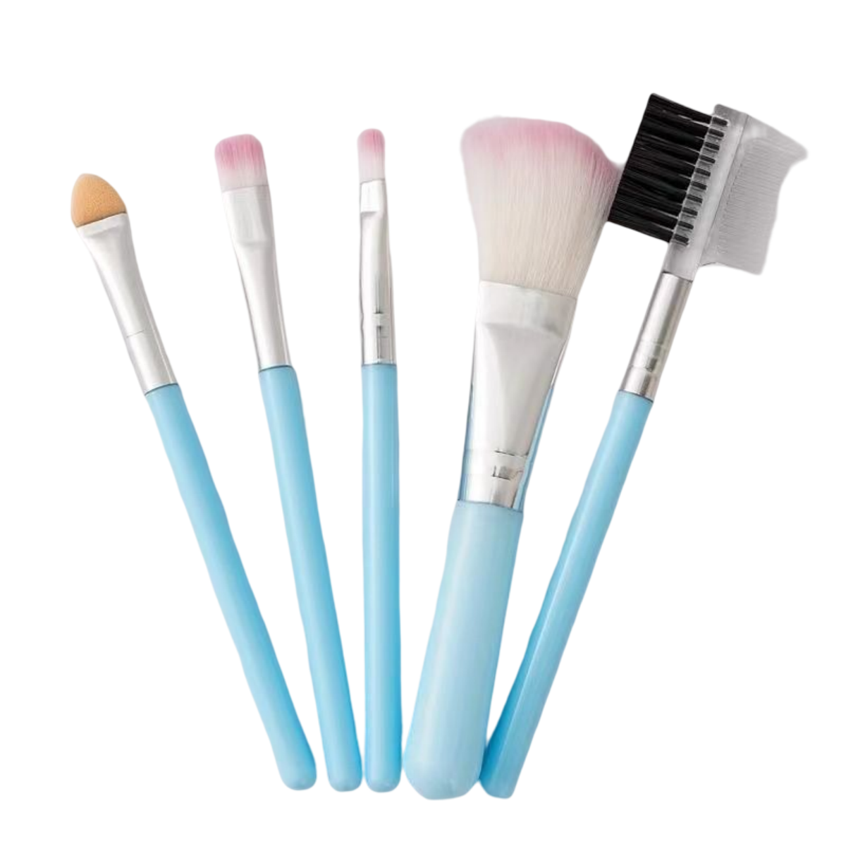 Mini - Makeup Brush Set - 5 Piece - Soft Hair