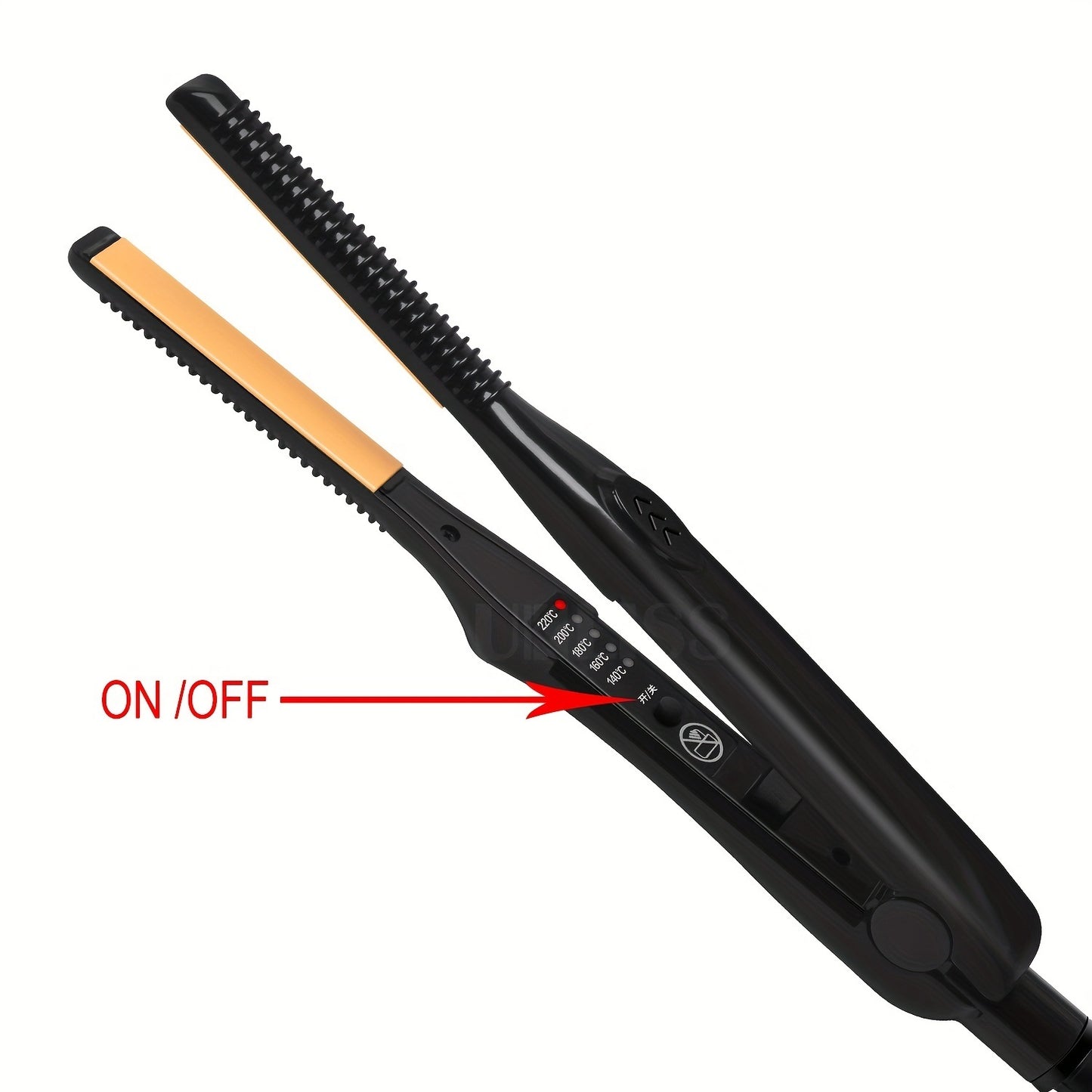 2-in-1 Professional Mini Hair Straightener and Curler