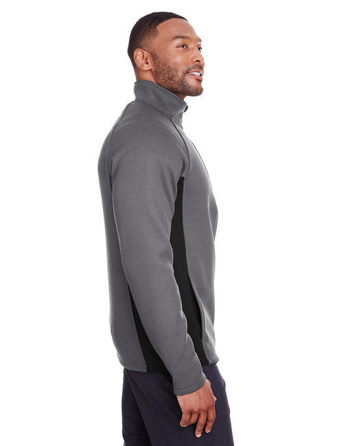 Men's Constant Half-Zip Sweater - BLACK HTHR/ BLK - S