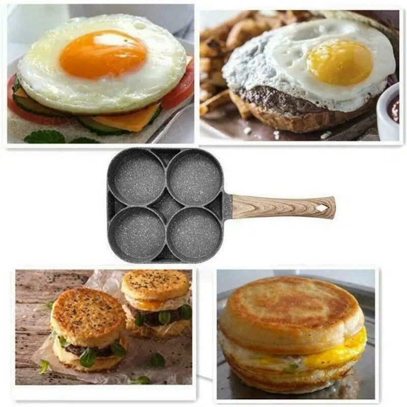 Fried Egg Hamburger Maker; Four-hole Fried Egg Pan