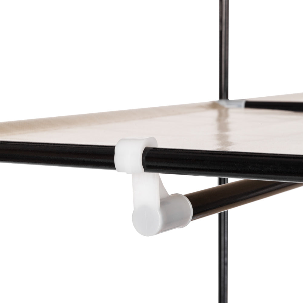 69" Portable Clothes Closet - Double Rod Storage Organizer