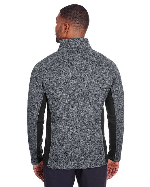 Men's Constant Half-Zip Sweater - BLACK HTHR/ BLK - S