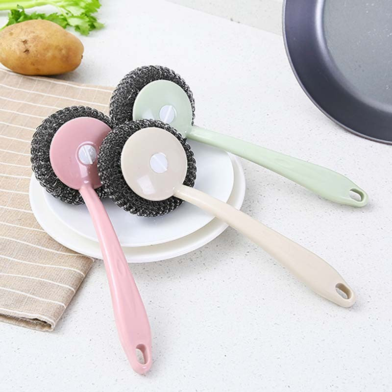 Stainless Steel Wire Ball Dishwashing Brush