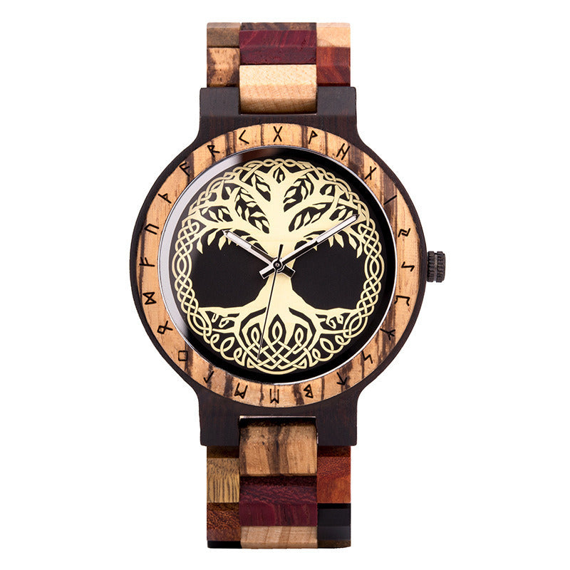 Creative Men's Wooden Quartz Watch