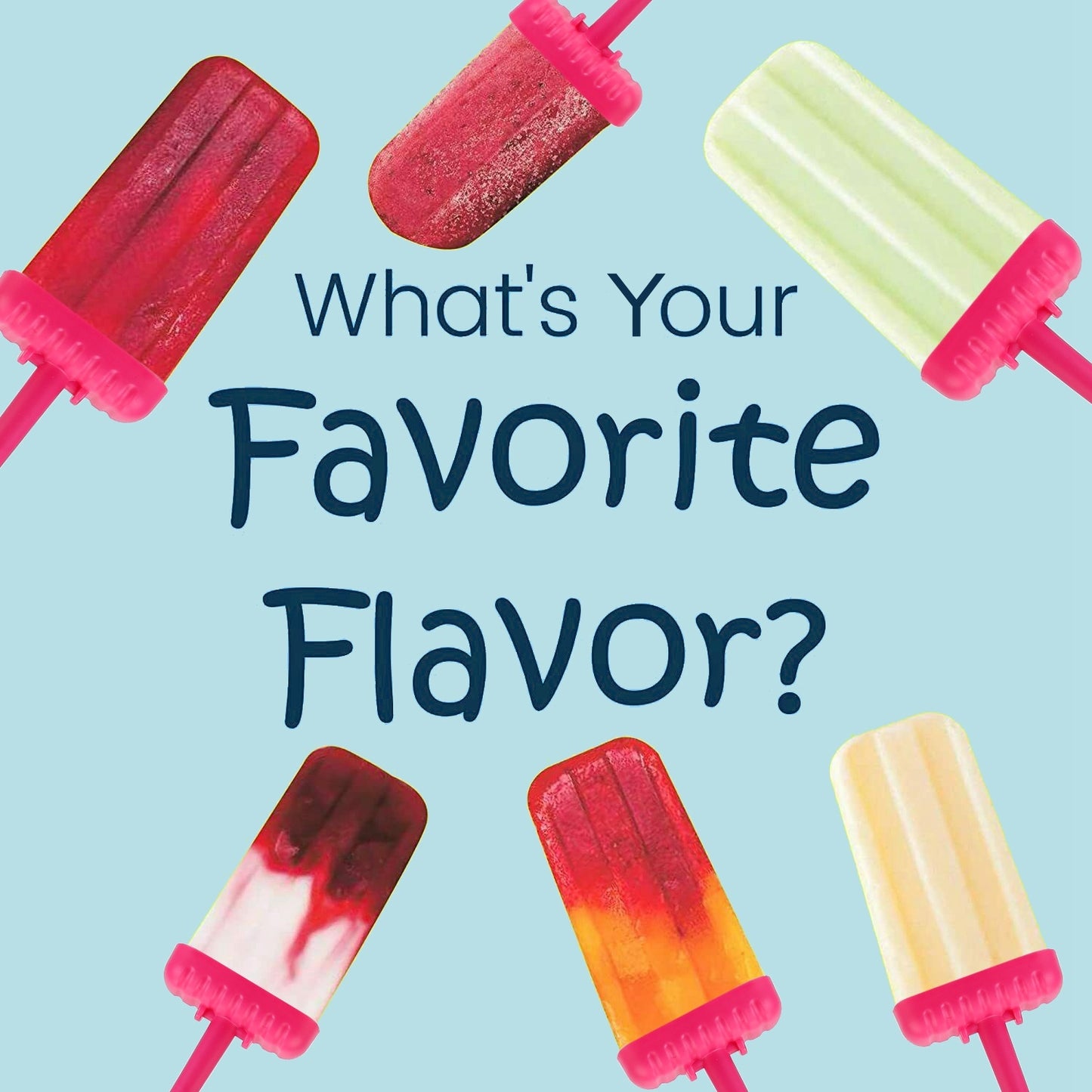 Popsicle Molds - Reusable Ice Cream DIY Ice Pop Maker