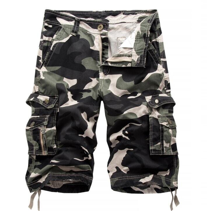 Men's Multi Pockets Jogger Cargo Shorts