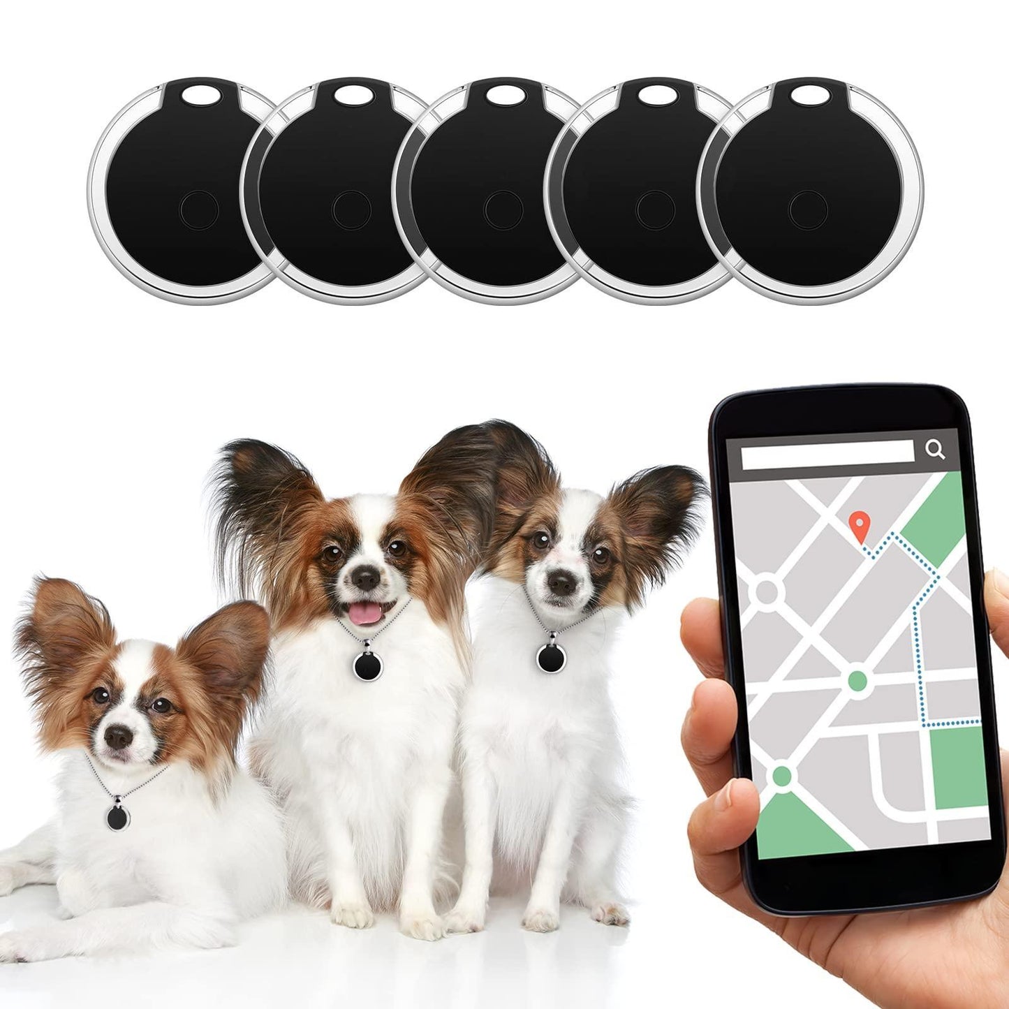 Smart positioning anti-loss device Mobile pet wallet key chain smart finder