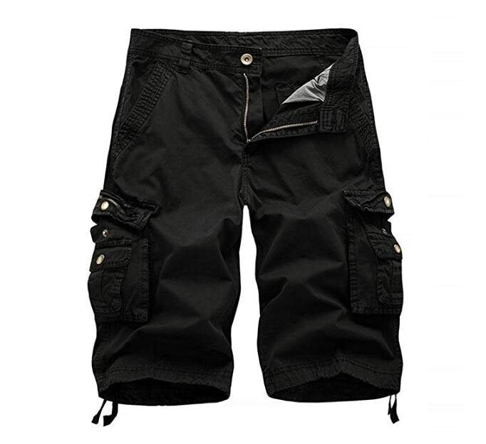 Men's Cotton Relaxed Fit Outdoor Camouflage Camo Cargo Shorts
