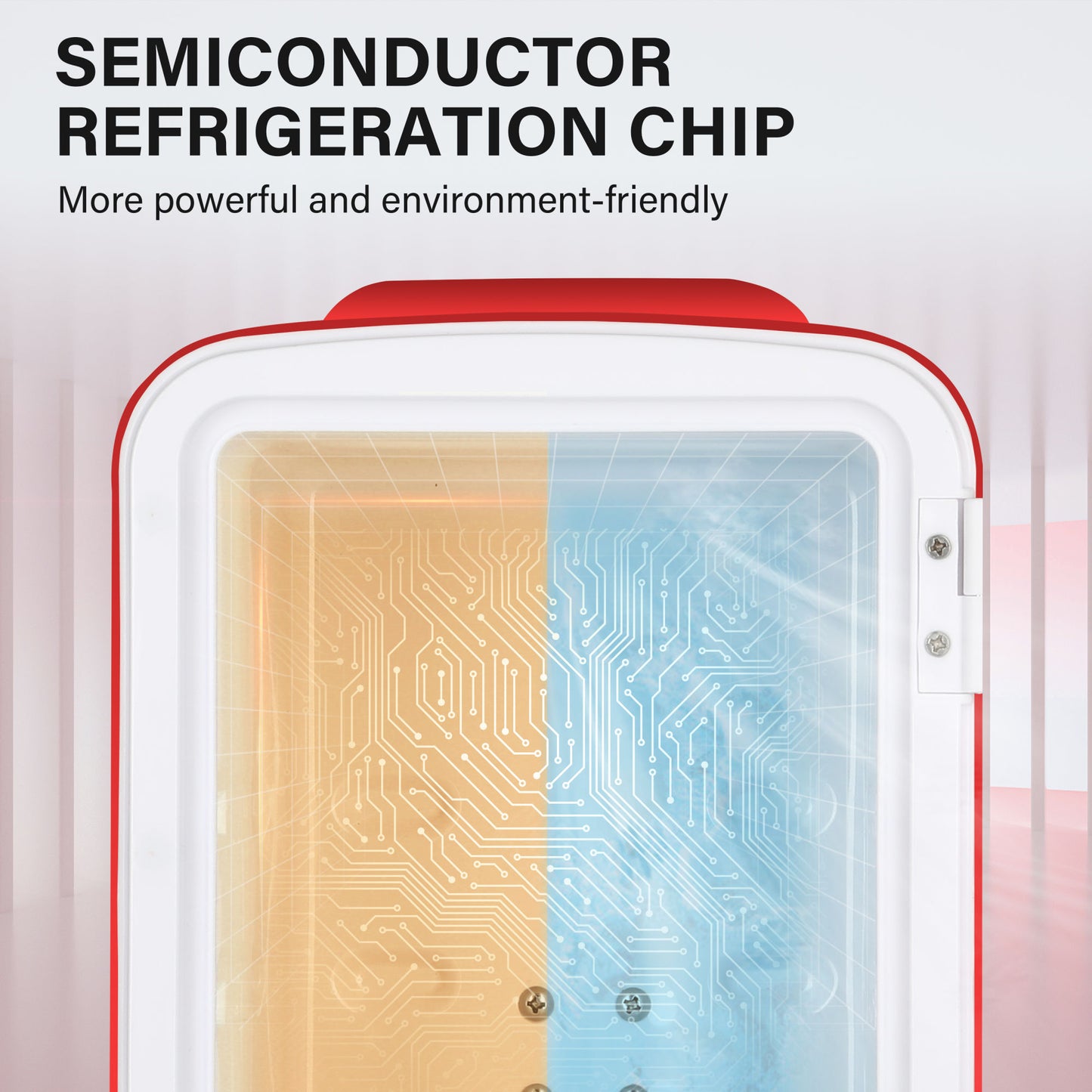 Mini Fridge, 4L/6 Can Portable Refrigerator