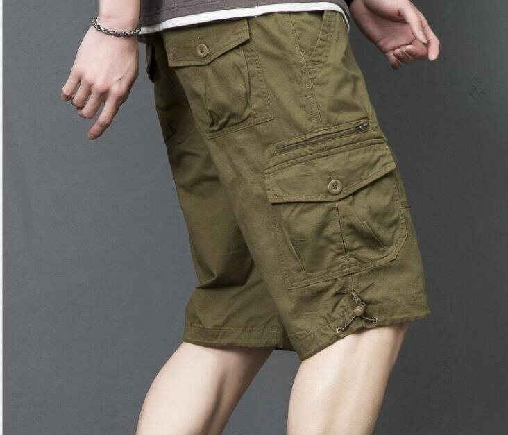 Men's Multi Pocket Casual Cargo Shorts