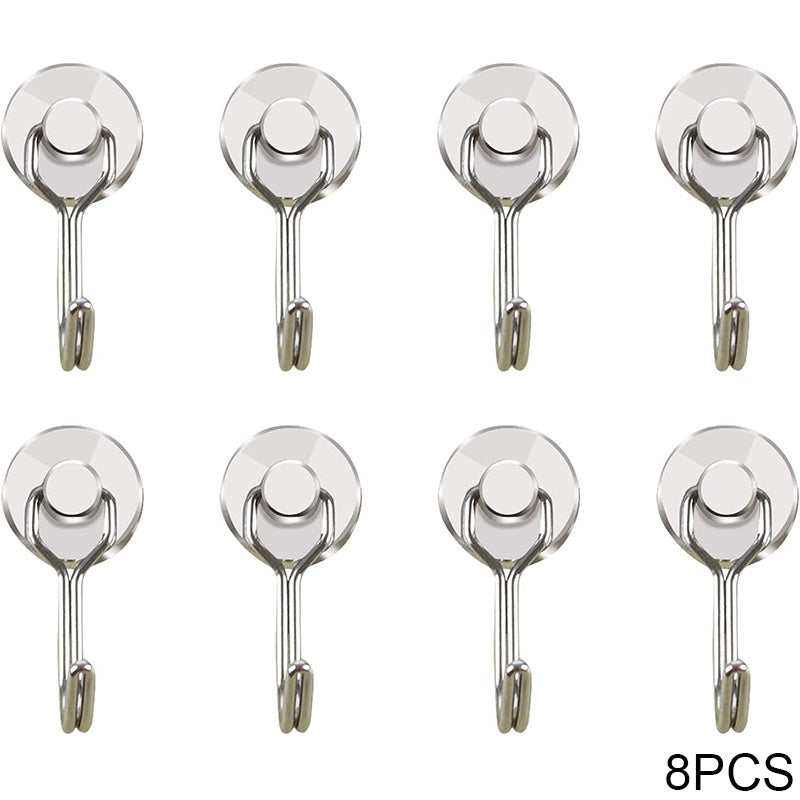 4/8/10pcs Heavy Duty Neodymium Magnet Hook