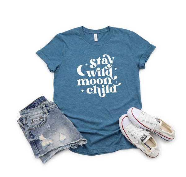 Stay Wild Moon Child Youth Short Sleeve Tee