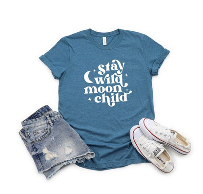 Stay Wild Moon Child Youth Short Sleeve Tee