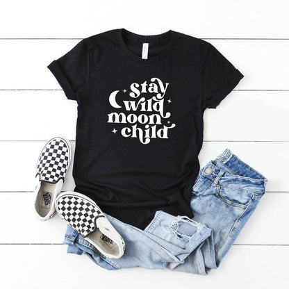 Stay Wild Moon Child Youth Short Sleeve Tee