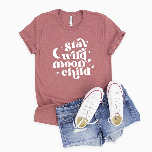 Stay Wild Moon Child Youth Short Sleeve Tee