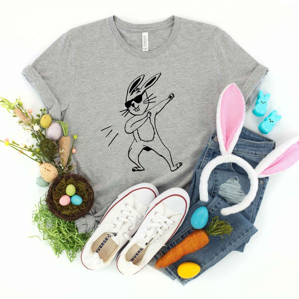 Dabbing Bunny Youth Short Sleeve Tee