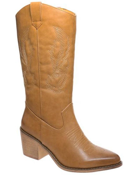 Western Embroidery Cowboy Boot
