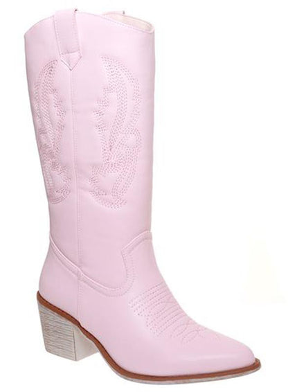 Western Embroidery Cowboy Boot