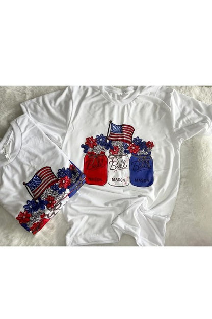 July 4th Mason Jars Youth