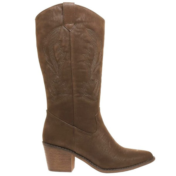 Western Embroidery Cowboy Boot