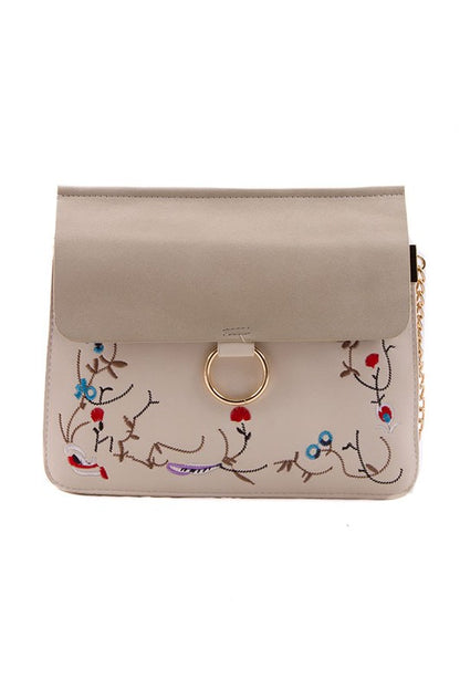 FLORAL SHOULDER BAG