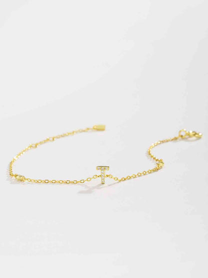 Q To U Zircon 925 Sterling Silver Bracelet
