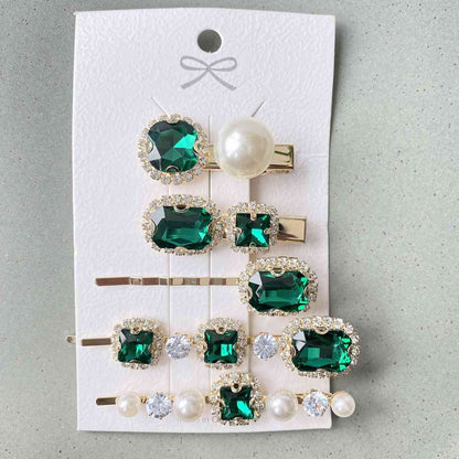 5 PC/Set Geometric Pearl Hair Clips