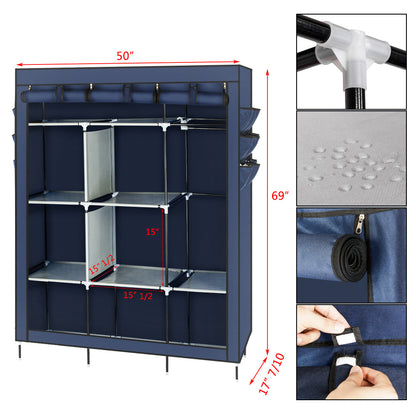 69" Wardrobe -Portable Closet Storage Organizer