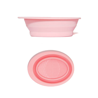 Makeup Brush Cleaning Cup - Folding Bowl