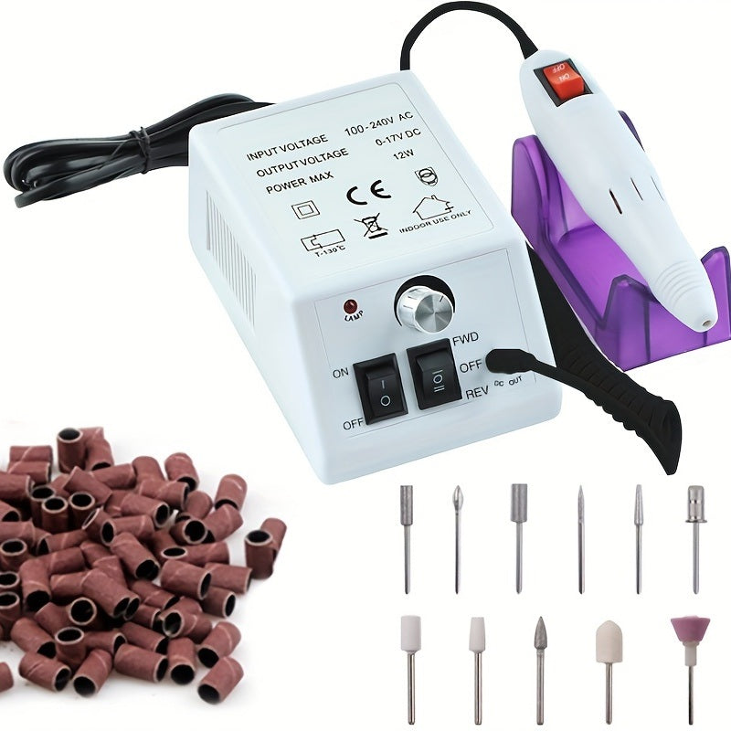 Portable Electric Nail Polisher: Manicure & Pedicure Set for Gel Polish