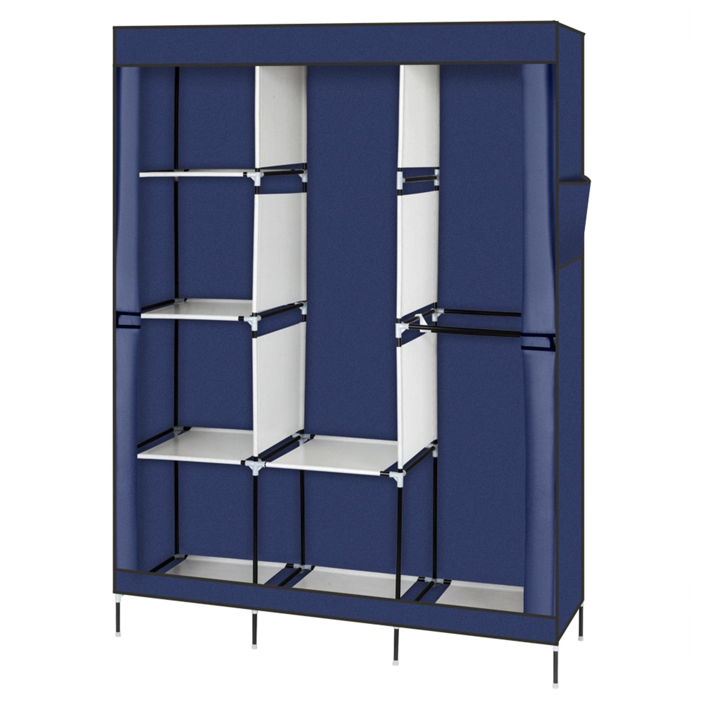 71" Portable Closet Wardrobe - Storage Organizer with Shelf