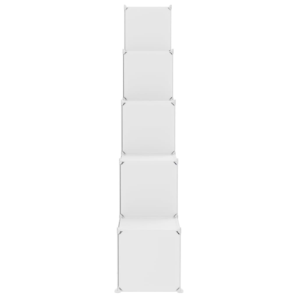 Cube Storage Cabinet for Kids with 15 Cubes White