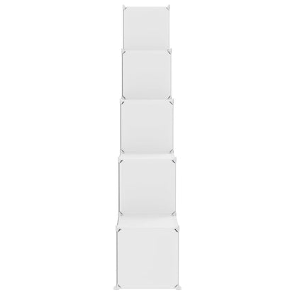 Cube Storage Cabinet for Kids with 15 Cubes White