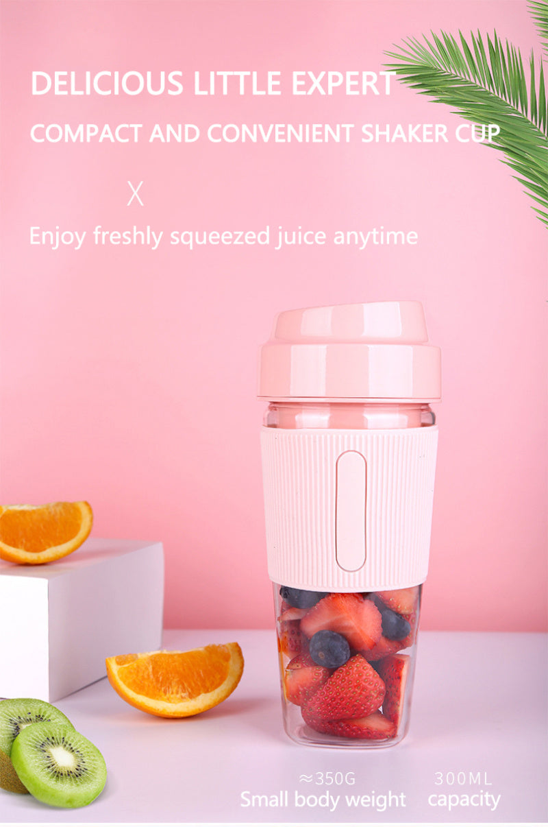 Portable Blender; One-handed Drinking Mini Blender